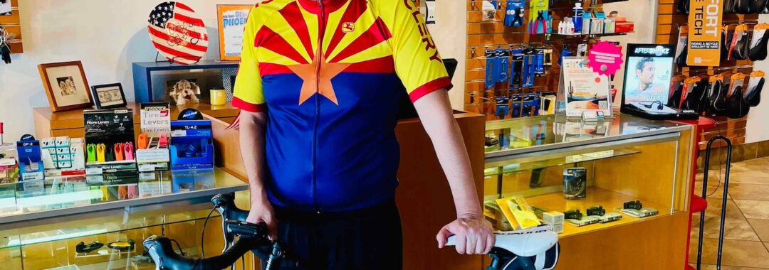 Welcome new rider Jorge Perez, riding in El Tour de Tucson 2024 and fundraising for Uphill Into The Wind!