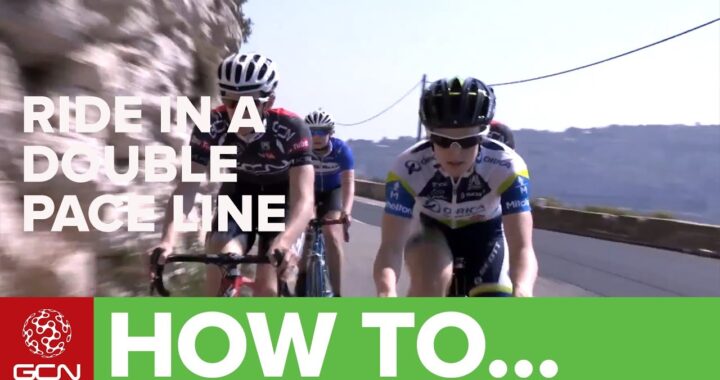 How To Ride In A Double Pace Line